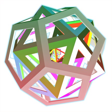 Figure 1: Platonic Series # 00023 - CGI by Ricardo Morin © 2018