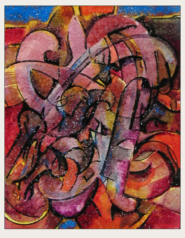 Ricardo F. Morín
Templates III
8” x 10”
Watercolor and ink on paper
2003